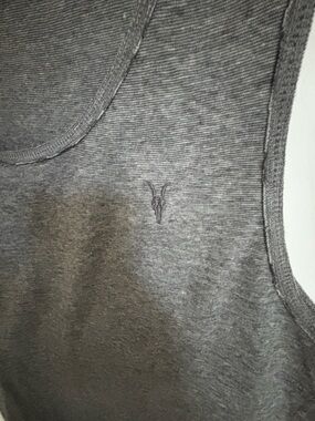 Allsaints Figet Vest Cotton Men Tank Top Sleveless T Shirt